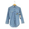 ユーエスネイビー U.S.NAVY navshirt MADE IN USAデザインシャンブレーシャツ メンズ import:XS