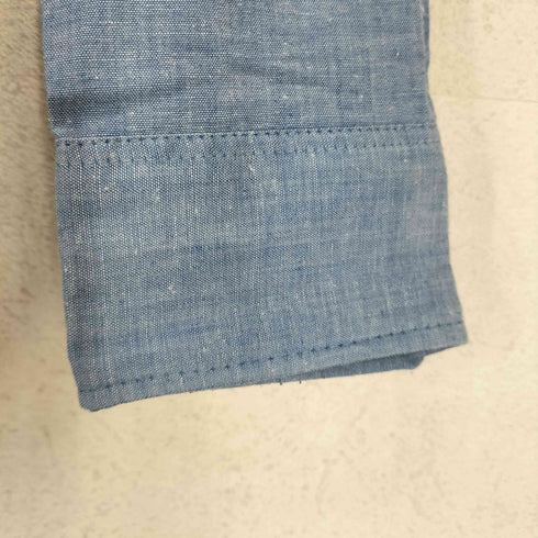 ユーエスネイビー U.S.NAVY navshirt MADE IN USAデザインシャンブレーシャツ メンズ import:XS