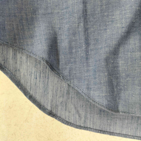 ユーエスネイビー U.S.NAVY navshirt MADE IN USAデザインシャンブレーシャツ メンズ import:XS