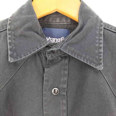 ラングラー Wrangler 90S ブラック ウエスタンシャツ メンズ import:S