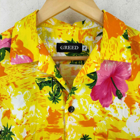 グリード Greed 半袖 アロハシャツ メンズ XL