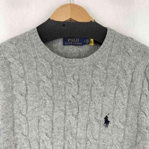 ポロラルフローレン POLO RALPH LAUREN スモールポニー刺繍 ケーブル編み ニットプルオーバー メンズ JPN:M