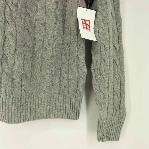 ポロラルフローレン POLO RALPH LAUREN スモールポニー刺繍 ケーブル編み ニットプルオーバー メンズ JPN:M