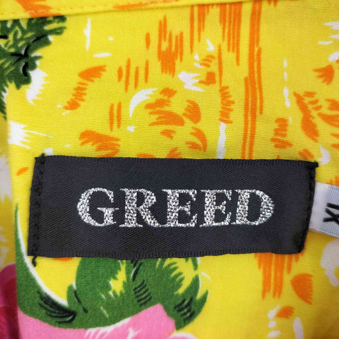グリード Greed 半袖 アロハシャツ メンズ XL