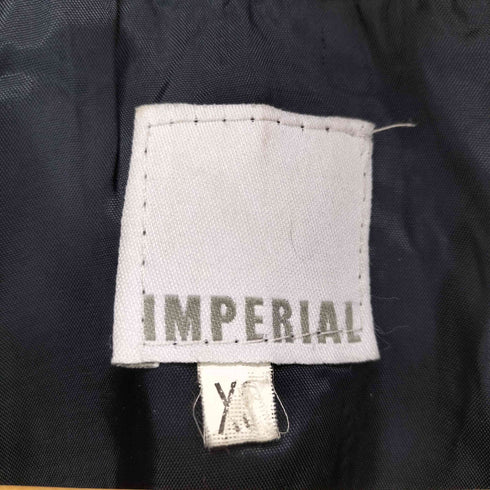 IMPERIAL MADE IN ITAKY cow leather 比翼デザインカウレザージャケット レディース
