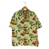 Winnie Fashion 総柄 コットン アロハシャツ メンズ JPN:XL