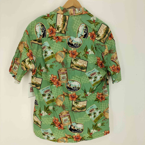 Winnie Fashion 総柄 コットン アロハシャツ メンズ JPN:XL