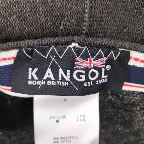 カンゴール KANGOL ロゴ 刺繍 ベレー 帽 レディース M