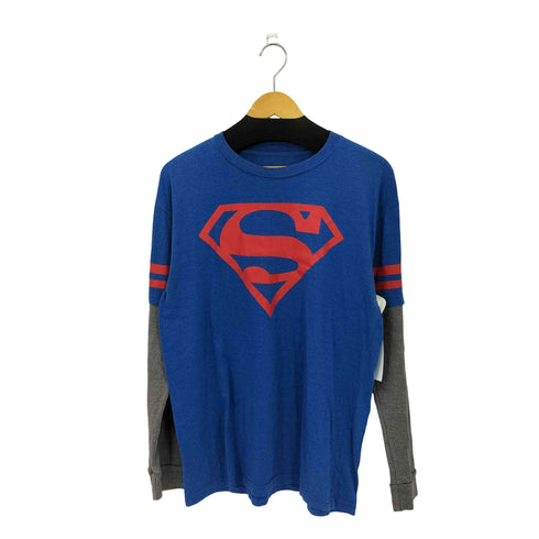 アニメ ロゴプリント ロングスリーブシャツ メンズ L