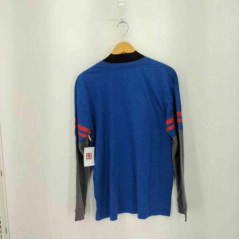 アニメ ロゴプリント ロングスリーブシャツ メンズ L