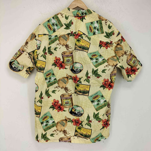 Winnie Fashion 総柄 コットン アロハシャツ メンズ JPN:XL