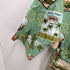 Winnie Fashion 総柄 コットン アロハシャツ メンズ JPN:XL