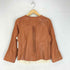bon vieux temps lamb leather ラムレザープリーツデザインレースレイヤードジャケット レディース 1