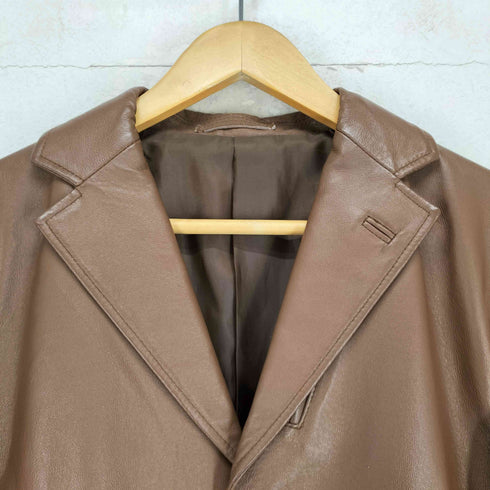 コムサイズム COMME CA ISM pig leather ピッグレザー3Bテーラードジャケット メンズ M