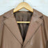 コムサイズム COMME CA ISM pig leather ピッグレザー3Bテーラードジャケット メンズ M