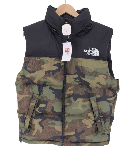 ザノースフェイス THE NORTH FACE ヌプシベスト 迷彩 カモフラ メンズ import:L
