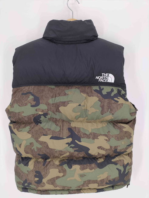 ザノースフェイス THE NORTH FACE ヌプシベスト 迷彩 カモフラ メンズ import:L