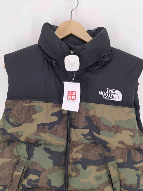 ザノースフェイス THE NORTH FACE ヌプシベスト 迷彩 カモフラ メンズ import:L