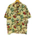 Winnie Fashion 総柄 コットン アロハシャツ メンズ JPN:XL