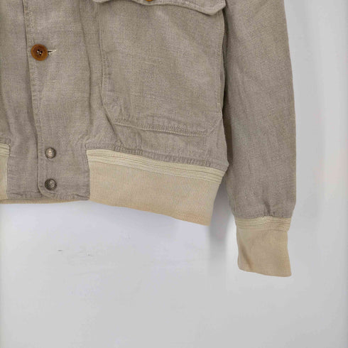 シーピーカンパニー C.P.COMPANY 90S 95SS ROMEO GIGLI ロメオジリ期 イタリア製 リネン バルスター ジャケット ブルゾン メンズ EUR:54