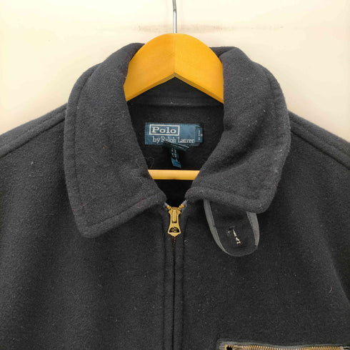 ポロバイラルフローレン Polo by RALPH LAUREN 90-00S ベル型 TALONジップ ウール ナイロン スポーツ ジャケット メンズ import:M
