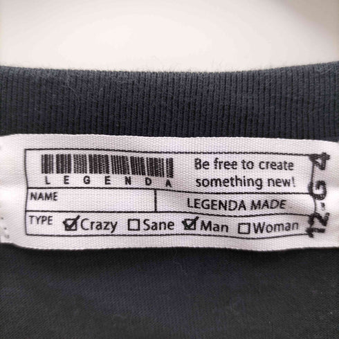 レジェンダ LEGENDA アニメプリント 文字刺繍 メンズ FREE