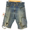 ステューシー Stussy カナダ製 ROUGH&RUGGED DENIM ラフ&ラギッドデニム リメイク ショート デニム パンツ メンズ US:30-31