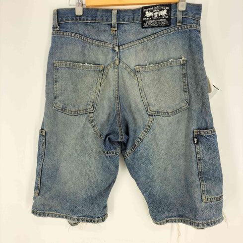 ステューシー Stussy カナダ製 ROUGH&RUGGED DENIM ラフ&ラギッドデニム リメイク ショート デニム パンツ メンズ US:30-31