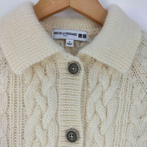 ユニクロイネスドラフレサンジュ UNIQLO INES DE LA FRESSANGE ローゲージケーブルカーディガン レディース import:S