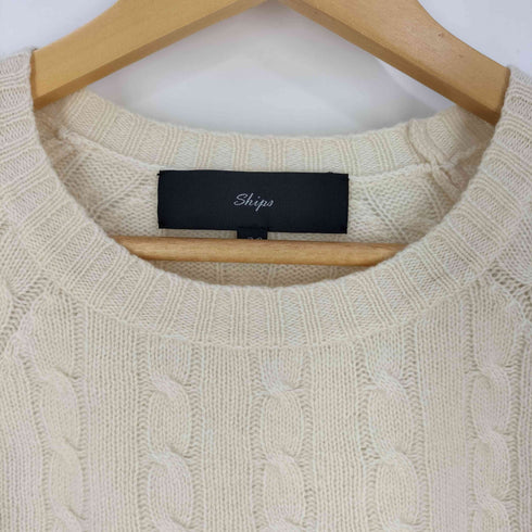 シップス SHIPS カシミヤ100% ケーブルニット レディース JPN:36