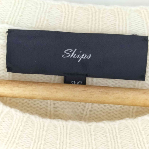 シップス SHIPS カシミヤ100% ケーブルニット レディース JPN:36