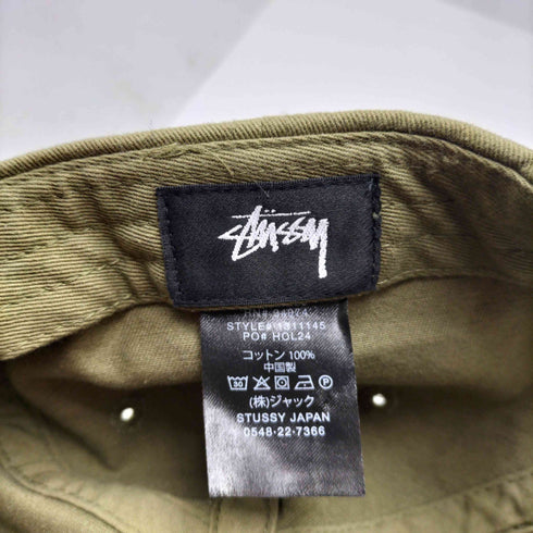 ステューシー Stussy ミッドデプス 5パネルウォッシュドコットンツイルキャップ メンズ