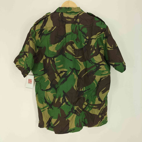 ユーロミリタリー Euro military ポルトガル軍 リップストップ カモ柄 ミリタリーシャツ メンズ EUR:44