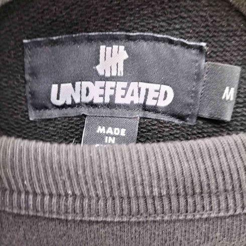 アンディフィーテッド UNDEFEATED ロゴ バックプリント リバースウィーブ スウェット トレーナー メンズ import:M
