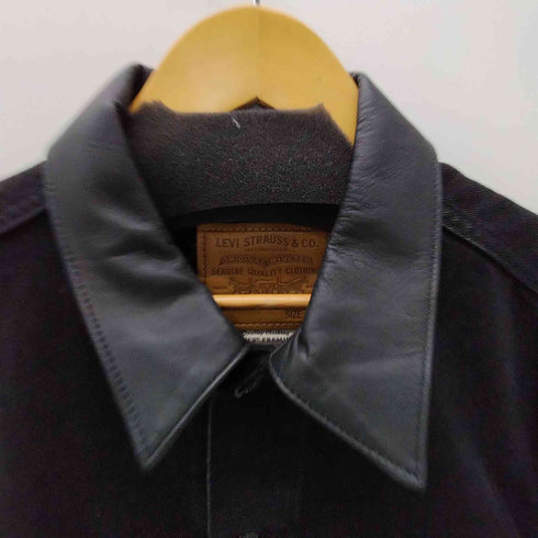 リーバイス Levis 別注 2nd Type トラッカー ジャケット 襟レザー メンズ import:M