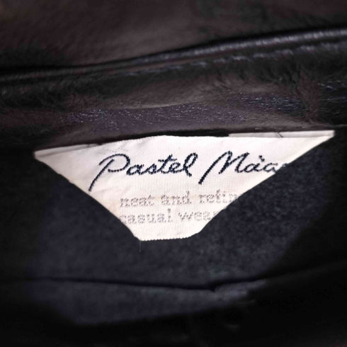 pastel ma am カウレザー シャツ ジャケット レディース