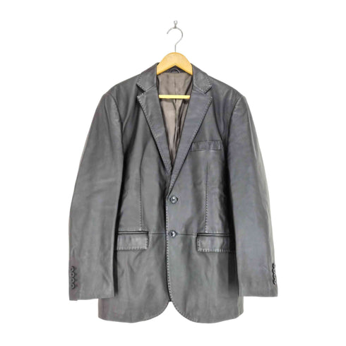 ミツミネ MITSUMINE lamb leather ラムレザーテーラードジャケット メンズ AB6