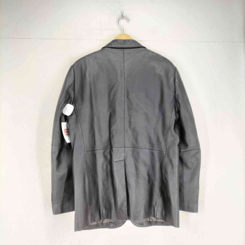 ミツミネ MITSUMINE lamb leather ラムレザーテーラードジャケット メンズ AB6