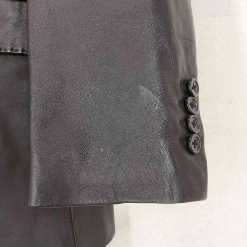 ミツミネ MITSUMINE lamb leather ラムレザーテーラードジャケット メンズ AB6