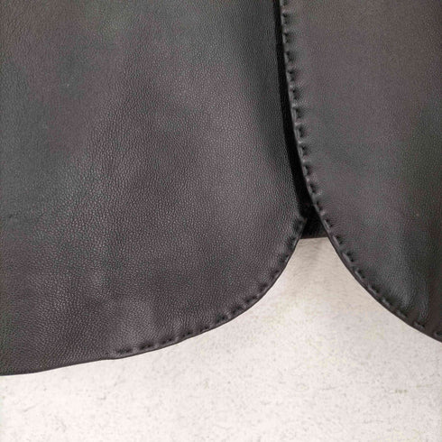 ミツミネ MITSUMINE lamb leather ラムレザーテーラードジャケット メンズ AB6