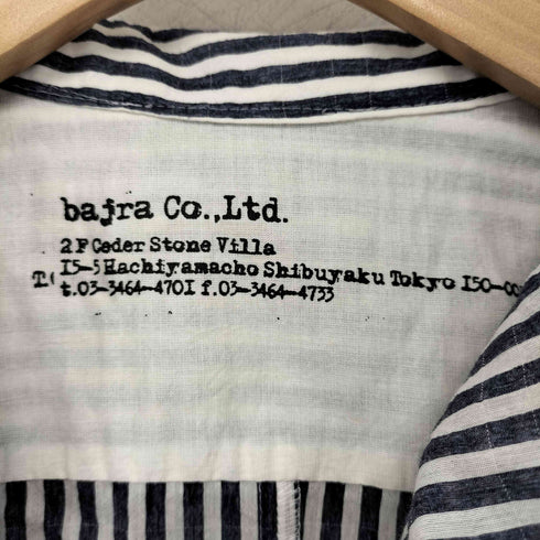 バジュラ bajra ストライプワイヤーシャツ レディース JPN:1