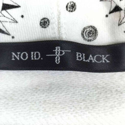 ノーアイディーブラック NO ID.BLACK バンダナ ペイズリー柄 プルオーバーパーカー サイドジップ メンズ JPN:1