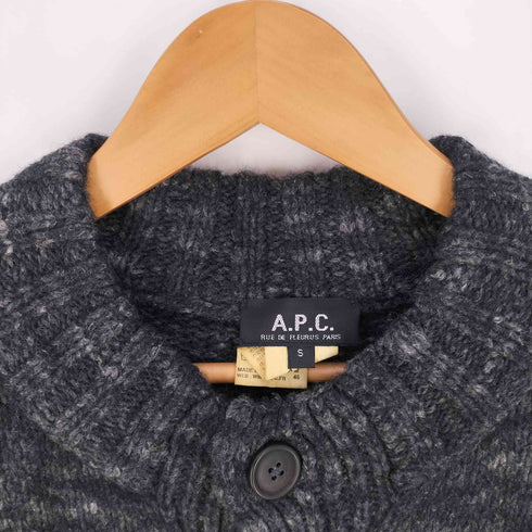 アーペーセー A.P.C. ボトルネックカーディガン メンズ JPN:S