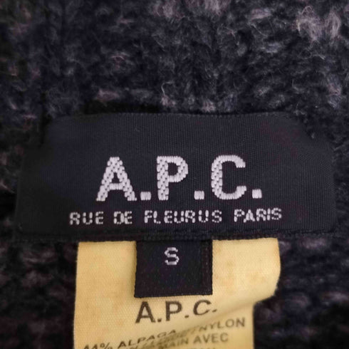 アーペーセー A.P.C. ボトルネックカーディガン メンズ JPN:S