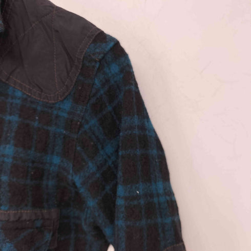 アンドワンダー and wander wool check shirt レディース JPN:2