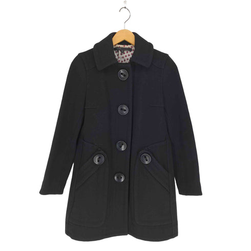 マークジェイコブス MARC JACOBS 裏地花柄ウールコート レディース 6