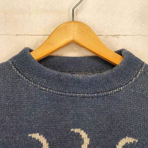 OUTFITTERS 太陽 漢字デザイン 厚手ニット メンズ import:L