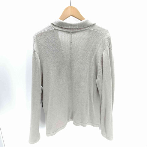 デザインワークス DESIGNWORKS アンサンブル対応 和紙 ニット ジャケット メンズ JPN:50