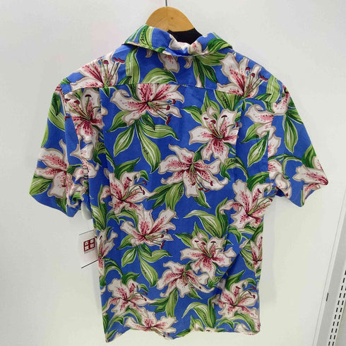 ポロラルフローレン POLO RALPH LAUREN CLASSIC FIT ハイビスカス 花柄 総柄 開襟オープンカラー アロハ シャツ メンズ import:M