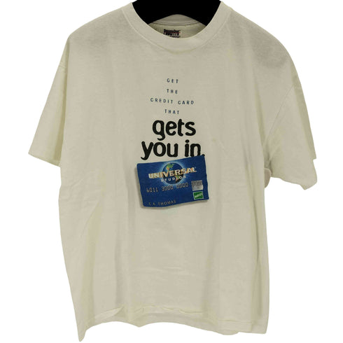 オニータ ONEITA Powerpro 企業ロゴ プリント CREDIT CARD TEE シングルステッチ メンズ JPN:XL